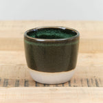 Wreath Ash Mist and Mustard Ceramic Cup by WRF Lab Ceramics 