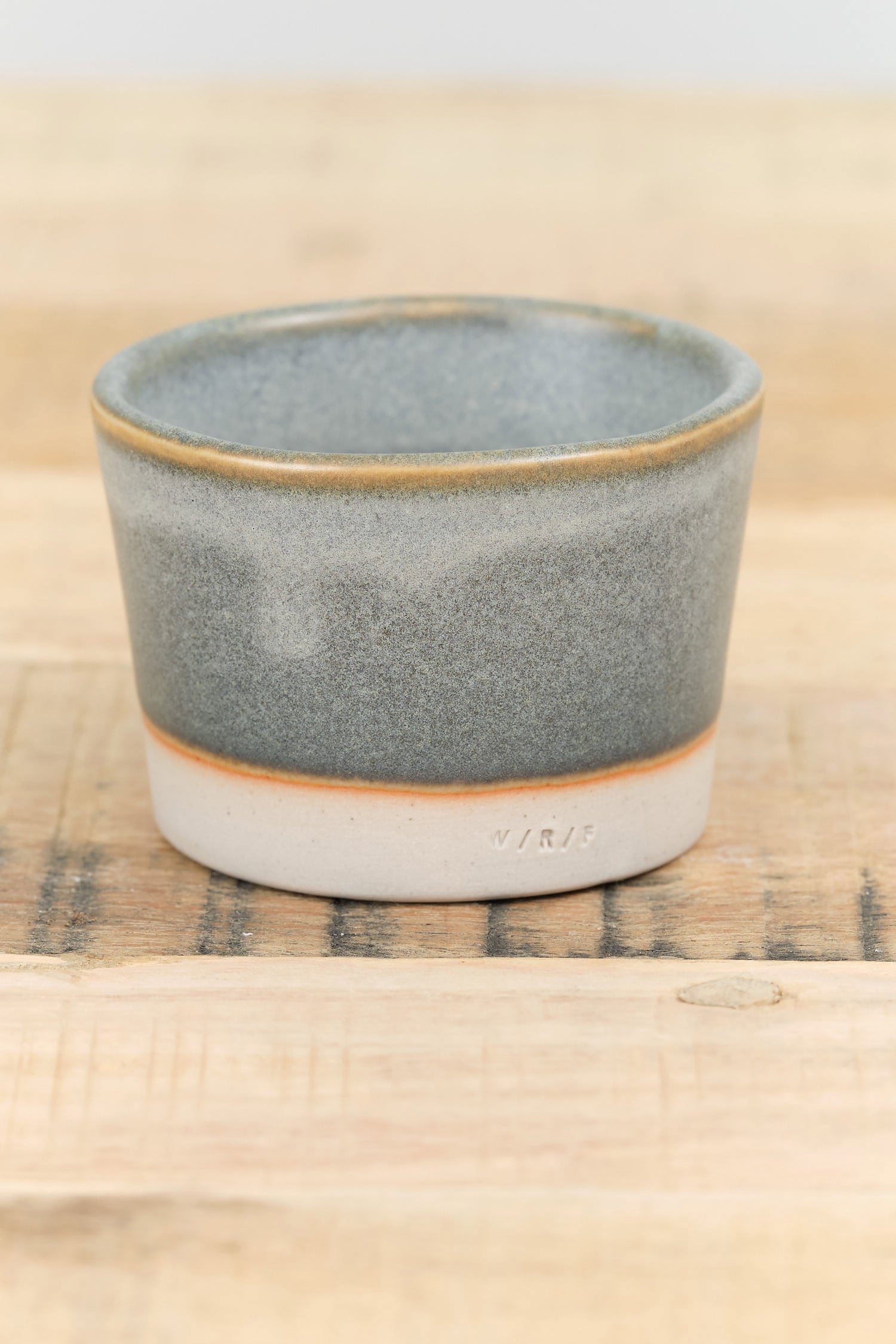 Ash Grey Glaze Small Multi Purpose Vessel by WRF Lab Ceramics Pottery 