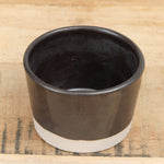 Small Multi Purpose Vessel in Ash Grey and Black Glaze by WRF Lab Ceramics Pottery 