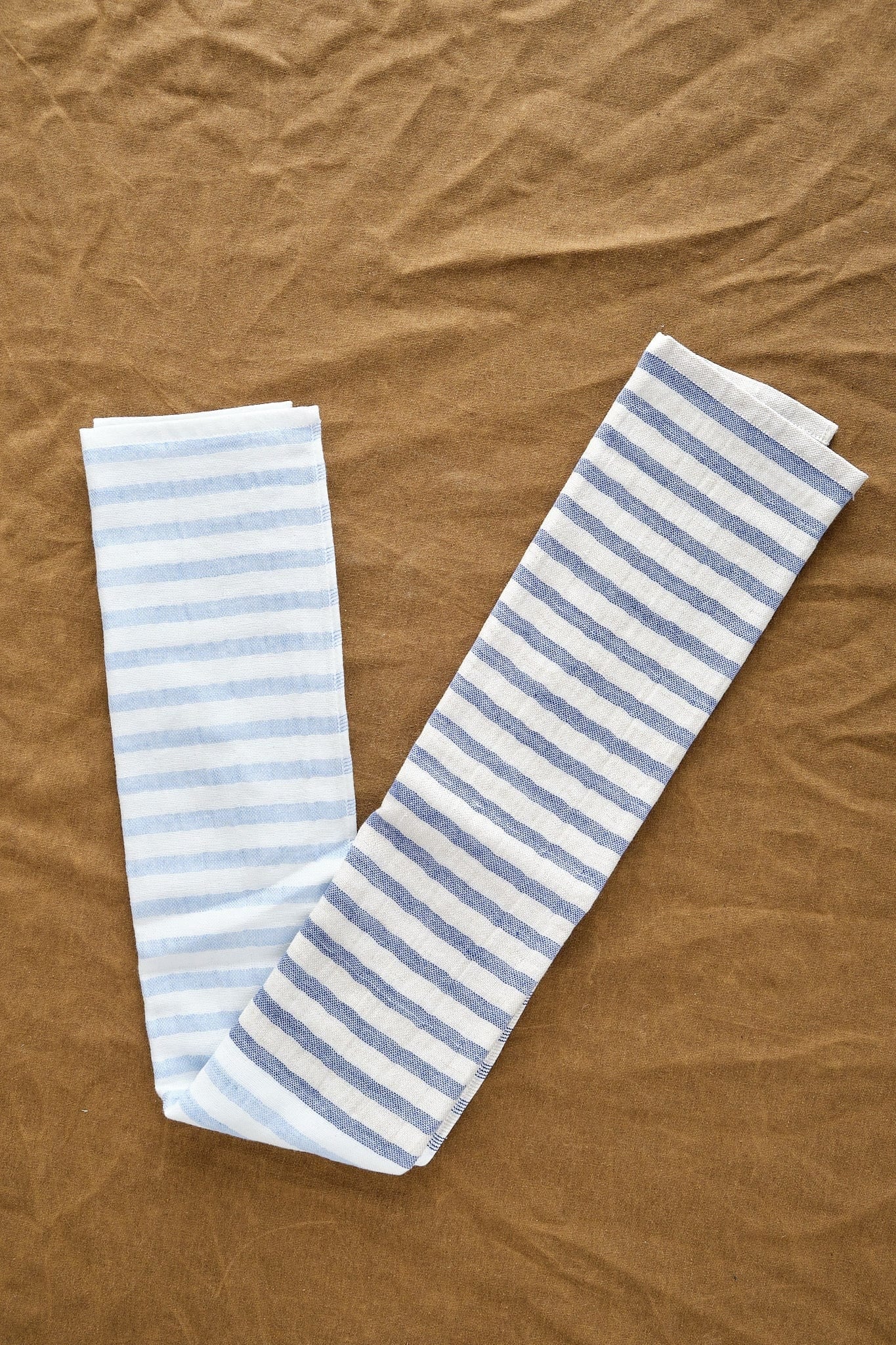 Yoshii Home Bath Towels Linen Border Hand Towel Navy