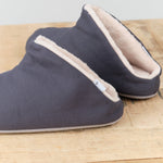 ABE Sangyo Accessories Slippers ABE Lined Room Bootie in Grey