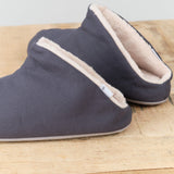 ABE Sangyo Accessories Slippers ABE Lined Room Bootie in Grey