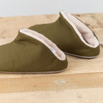 ABE Sangyo Accessories Slippers ABE Lined Room Bootie in Olive