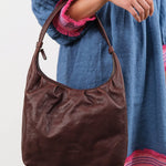 Il Bisonte Accessories Bags Accademia Hobo Shoulder Bag in Caffe Caffe / 12.5" L X 11.5" W X 4.25" D