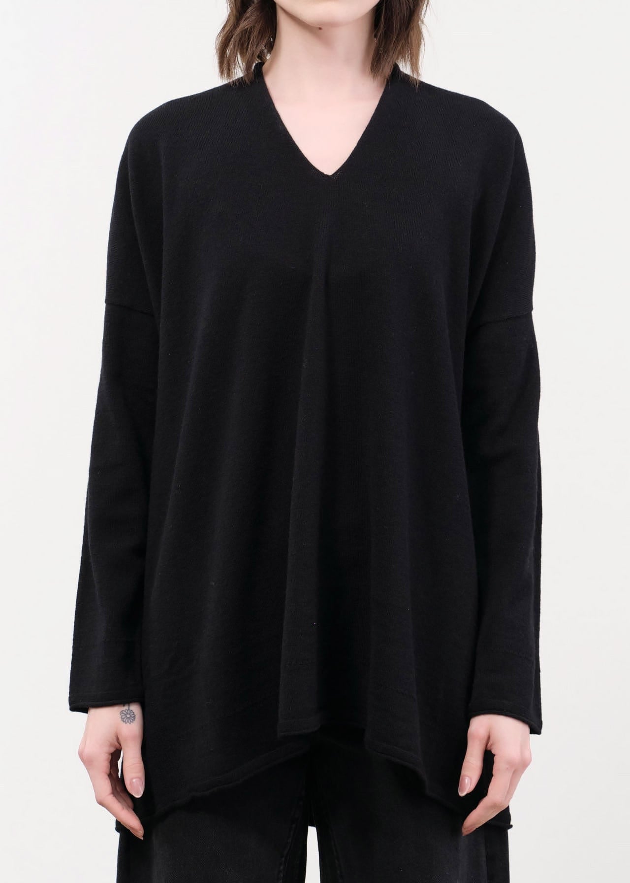 Pas de Calais Apparel Womens Sweaters Airy Wool Tunic Pullover