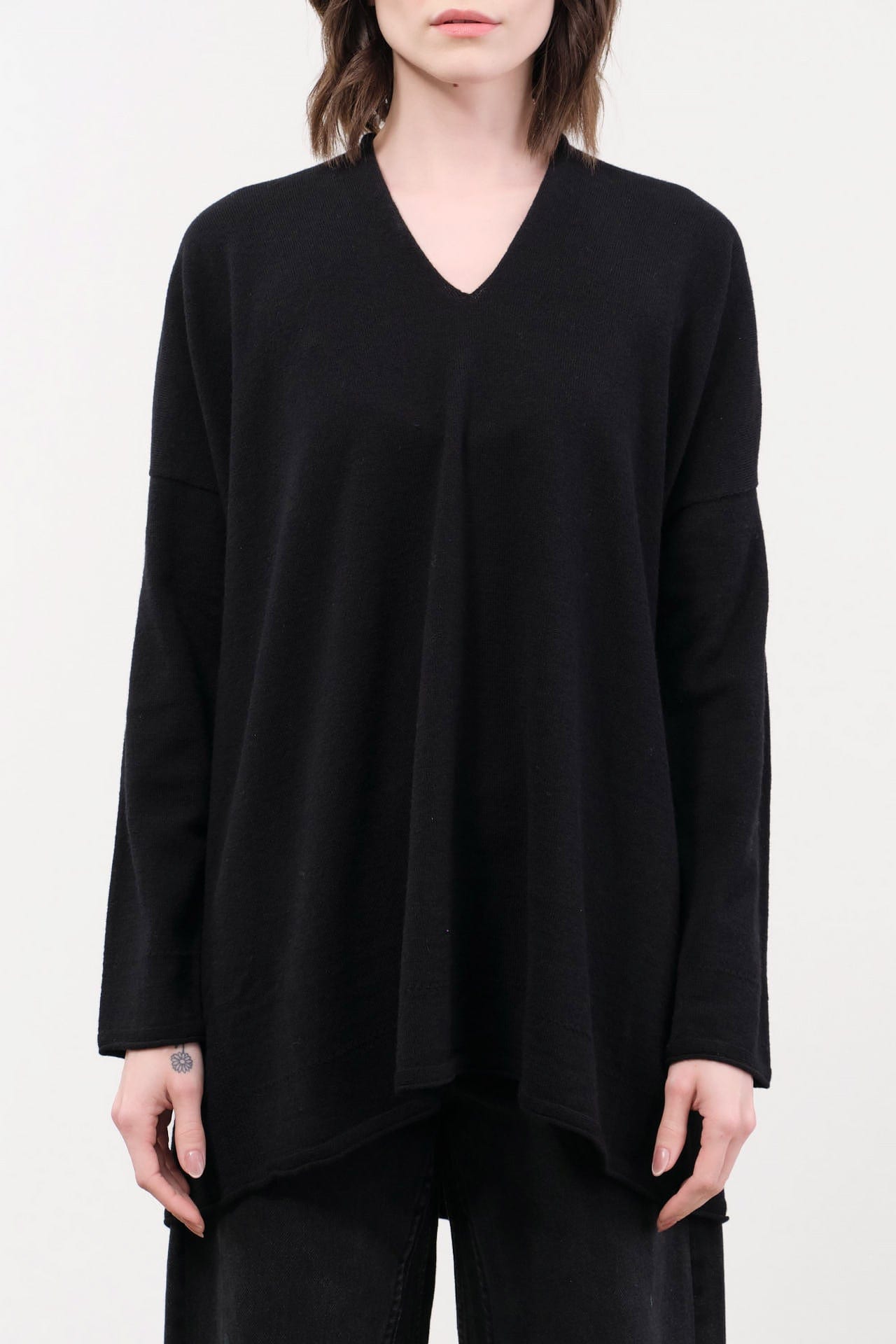 Pas de Calais Apparel Womens Sweaters Airy Wool Tunic Pullover