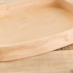 Aizawa Wood Works Home Bath Organization Tochi Wooden Bandsaw Tray Horse Chestnut / 14" L X 10.75" W X 2" H