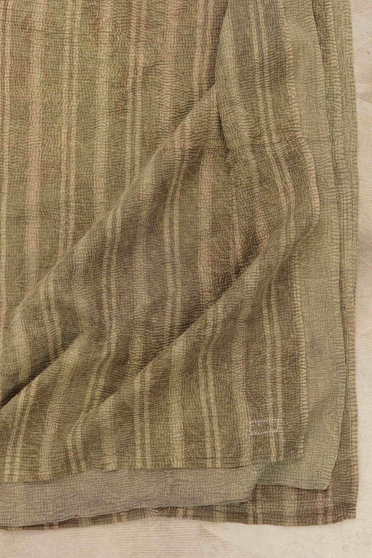 Aloka Home Bedding Arturo Vintage Coverlet Repurposed Textile / 90" L X 66" W