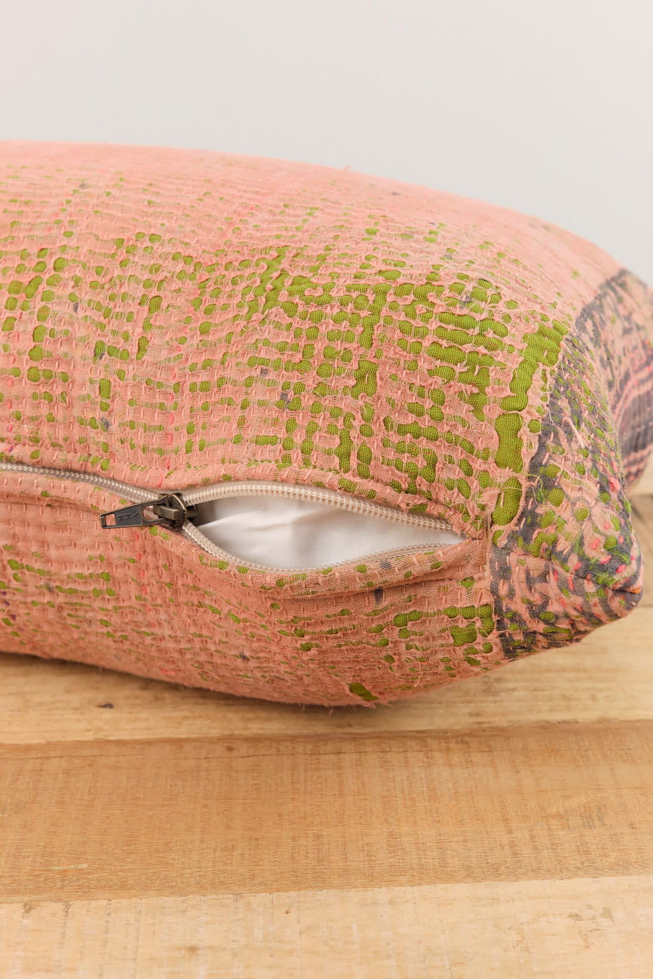 Aloka Home Pillows Aspyn Pillow Repurposed Textile / 14" L X 20" W
