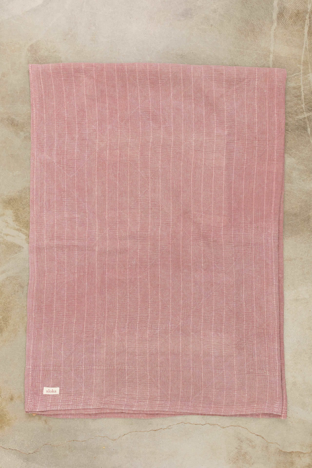 Aloka Home Bedding Briar Vintage Coverlet Repurposed Textile / 86" L X 62" W