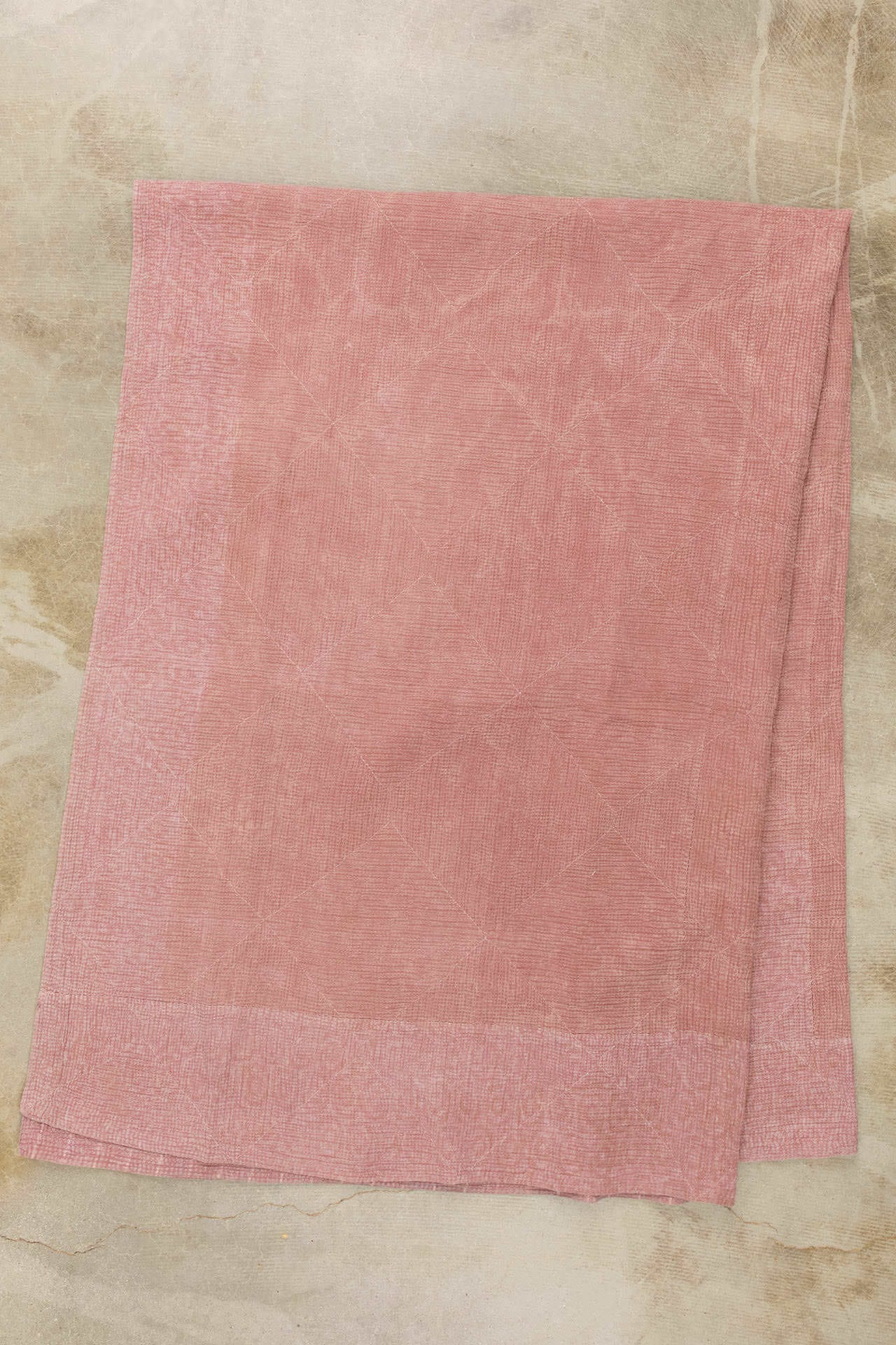 Aloka Home Bedding Briar Vintage Coverlet Repurposed Textile / 86" L X 62" W