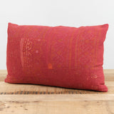 Aloka Home Pillows Davey Mosaic Pillow #1 Repurposed Textile / 14" L X 20" W