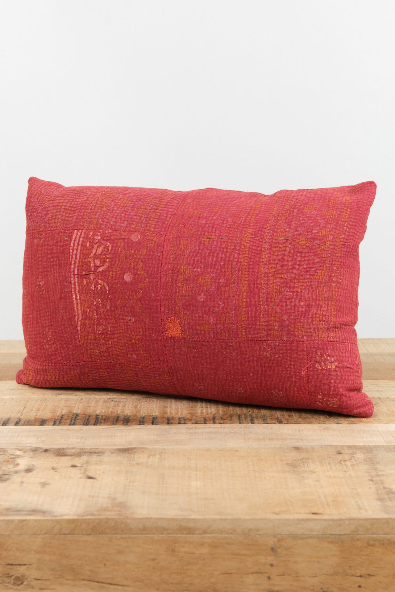 Aloka Home Pillows Davey Mosaic Pillow #1 Repurposed Textile / 14" L X 20" W