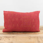 Aloka Home Pillows Davey Mosaic Pillow #2 Repurposed Textile / 14" L X 20" W