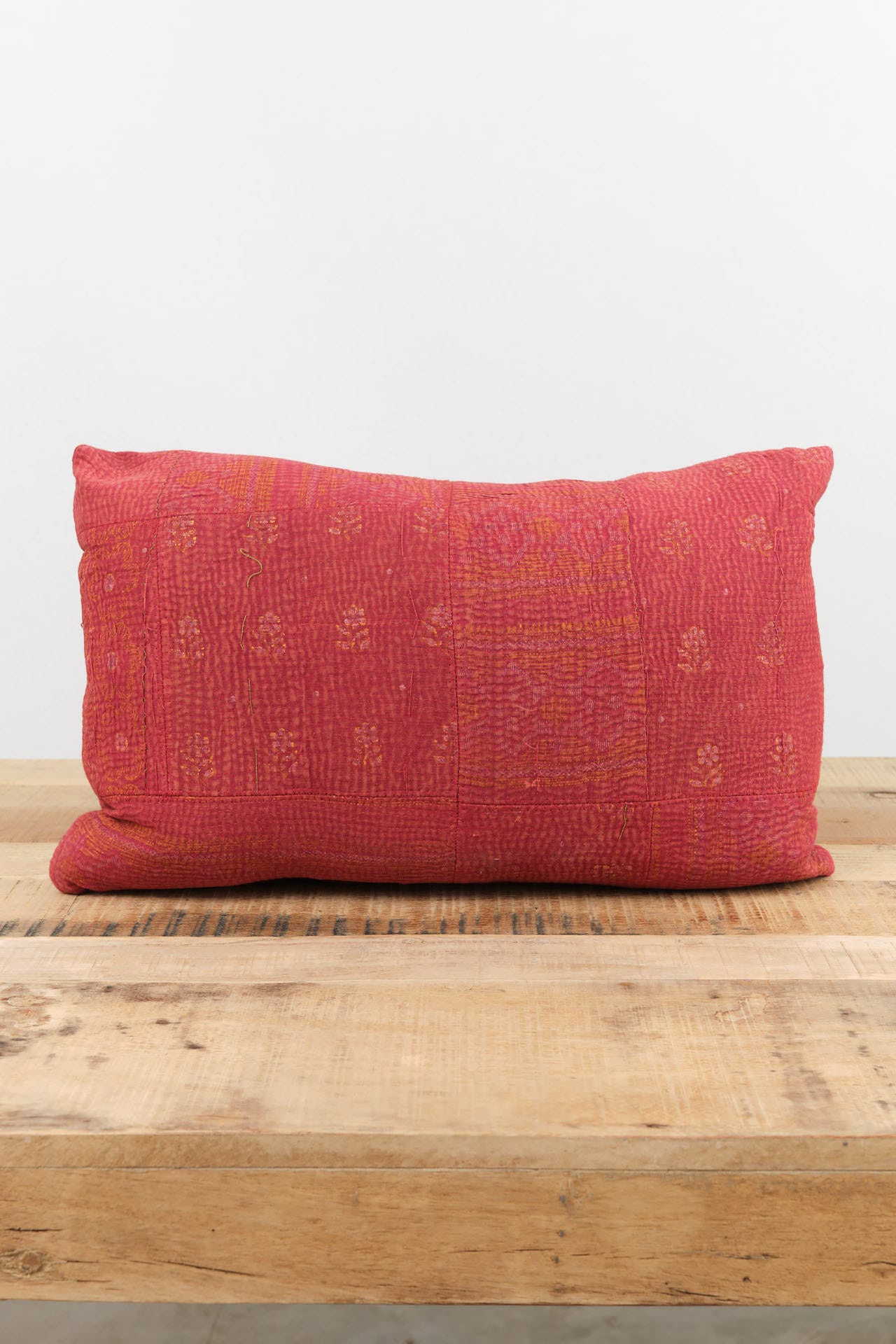 Aloka Home Pillows Davey Mosaic Pillow #2 Repurposed Textile / 14" L X 20" W