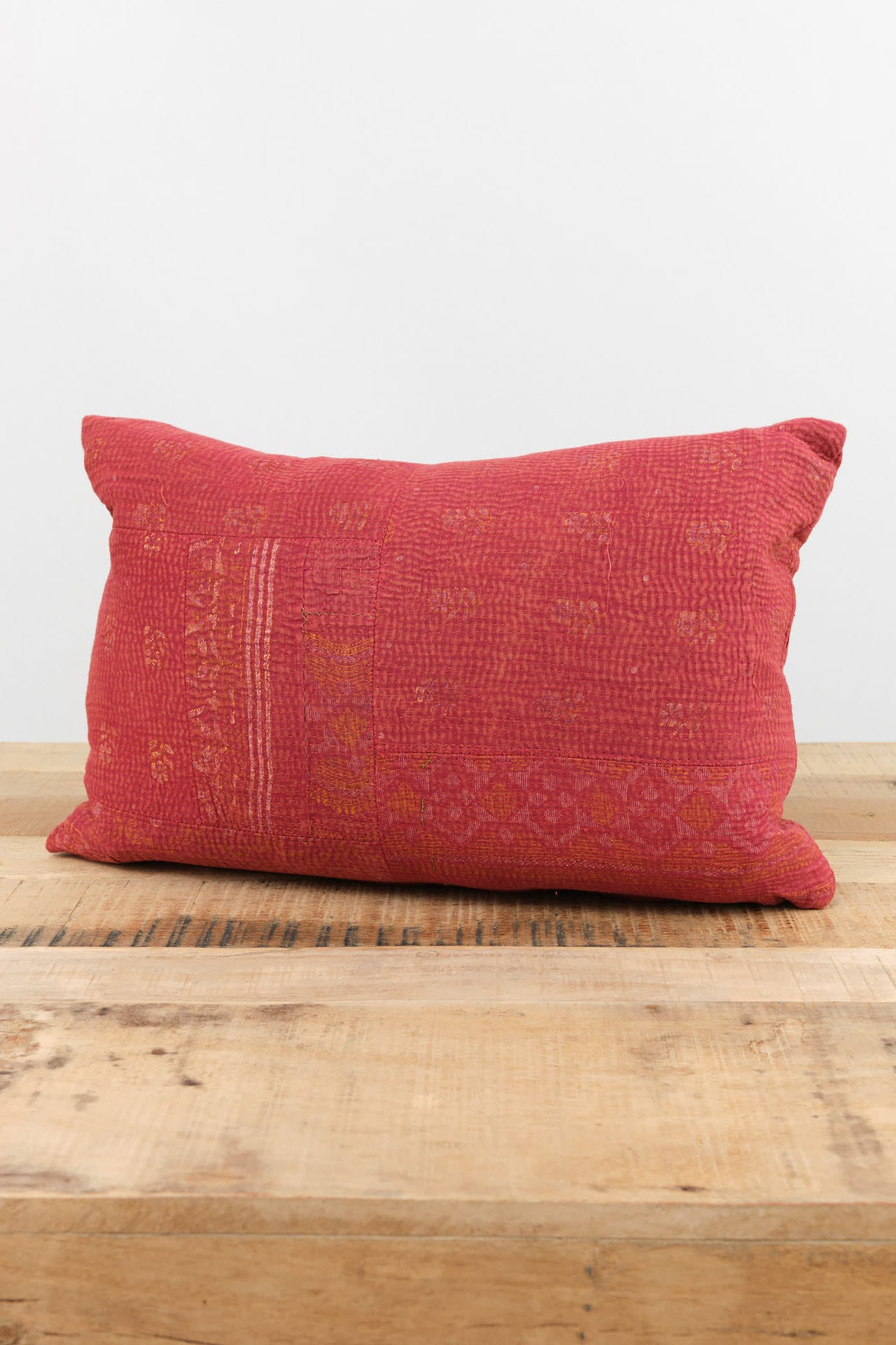 Aloka Home Pillows Davey Mosaic Pillow #2 Repurposed Textile / 14" L X 20" W
