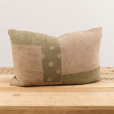 Aloka Home Pillows Fauna Mosaic Pillow #1 Repurposed Textile / 14" L X 20" W