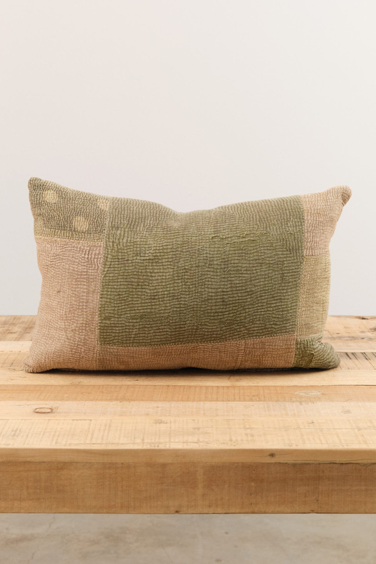 Aloka Home Pillows Fauna Mosaic Pillow #1 Repurposed Textile / 14" L X 20" W