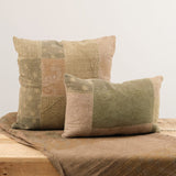 Aloka Home Pillows Fauna Mosaic Pillow #2 Repurposed Textile / 22" L X 22" W
