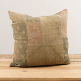 Aloka Home Pillows Fauna Mosaic Pillow #2 Repurposed Textile / 22" L X 22" W