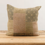 Aloka Home Pillows Fauna Mosaic Pillow #2 Repurposed Textile / 22" L X 22" W