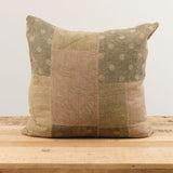 Aloka Home Pillows Fauna Mosaic Pillow #2 Repurposed Textile / 22" L X 22" W
