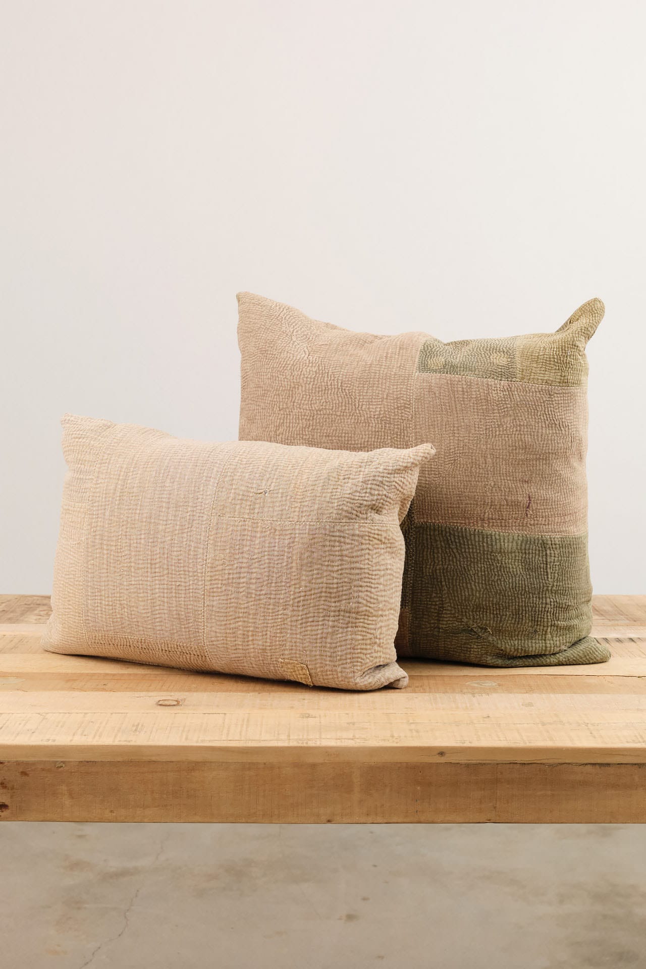 Aloka Home Pillows Fauna Mosaic Pillow #4 Repurposed Textile / 22" L X 22" W