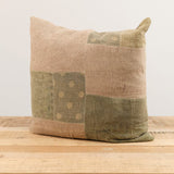 Aloka Home Pillows Fauna Mosaic Pillow #4 Repurposed Textile / 22" L X 22" W