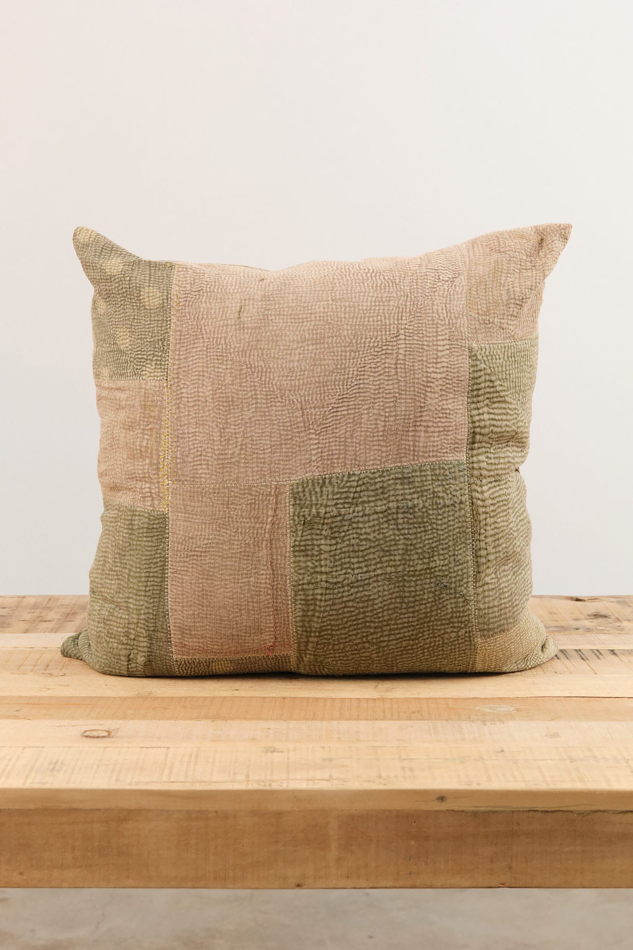 Aloka Home Pillows Fauna Mosaic Pillow #4 Repurposed Textile / 22" L X 22" W