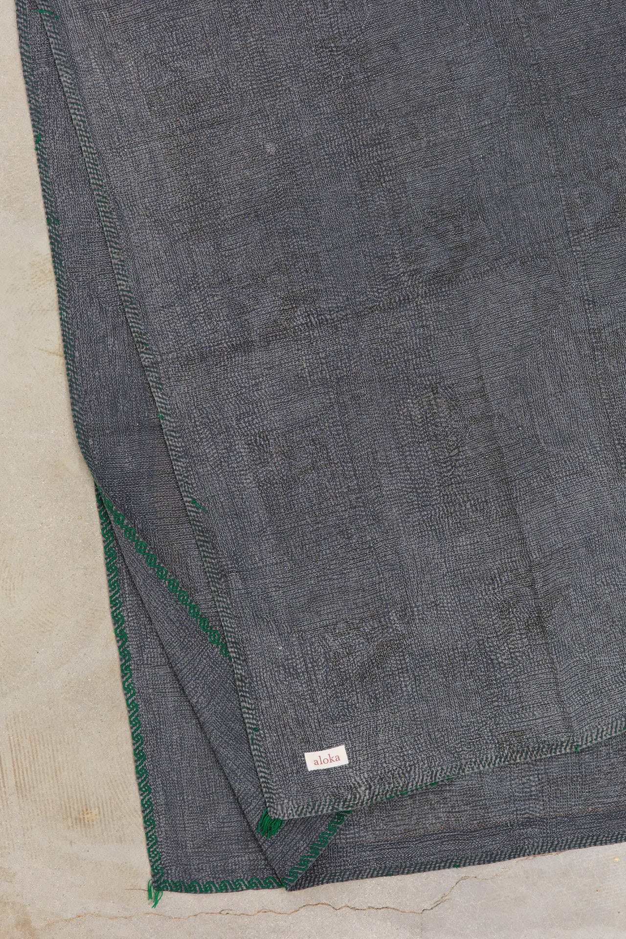 Aloka Home Bedding Fenwick Vintage Coverlet Repurposed Textile / 88" L X 59" W