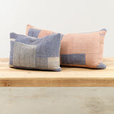 Aloka Home Pillows Fossil Mosaic Pillow #1 Repurposed Textile / 17" L X 32" W