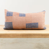 Aloka Home Pillows Fossil Mosaic Pillow #1 Repurposed Textile / 17" L X 32" W