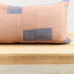 Aloka Home Pillows Fossil Mosaic Pillow #1 Repurposed Textile / 17" L X 32" W