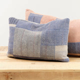 Aloka Home Pillows Fossil Mosaic Pillow #3 Repurposed Textile / 14" L X 20" W