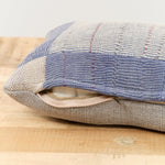 Aloka Home Pillows Fossil Mosaic Pillow #3 Repurposed Textile / 14" L X 20" W