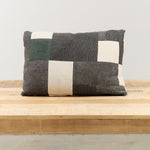 Aloka Home Pillows Fossil Mosaic Pillow #4 Repurposed Textile / 14" L X 20" W