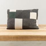 Aloka Home Pillows Fossil Mosaic Pillow #4 Repurposed Textile / 14" L X 20" W