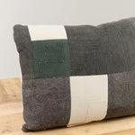 Aloka Home Pillows Fossil Mosaic Pillow #4 Repurposed Textile / 14" L X 20" W