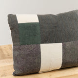 Aloka Home Pillows Fossil Mosaic Pillow #4 Repurposed Textile / 14" L X 20" W