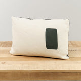 Aloka Home Pillows Fossil Mosaic Pillow #4 Repurposed Textile / 14" L X 20" W