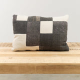 Aloka Home Pillows Fossil Mosaic Pillow #5 Repurposed Textile / 14" L X 20" W
