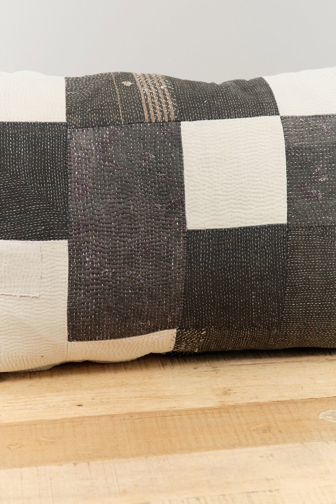 Aloka Home Pillows Fossil Mosaic Pillow #5 Repurposed Textile / 14" L X 20" W