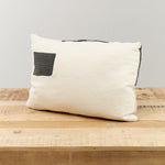 Aloka Home Pillows Fossil Mosaic Pillow #5 Repurposed Textile / 14" L X 20" W