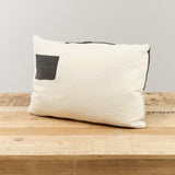 Aloka Home Pillows Fossil Mosaic Pillow #5 Repurposed Textile / 14" L X 20" W