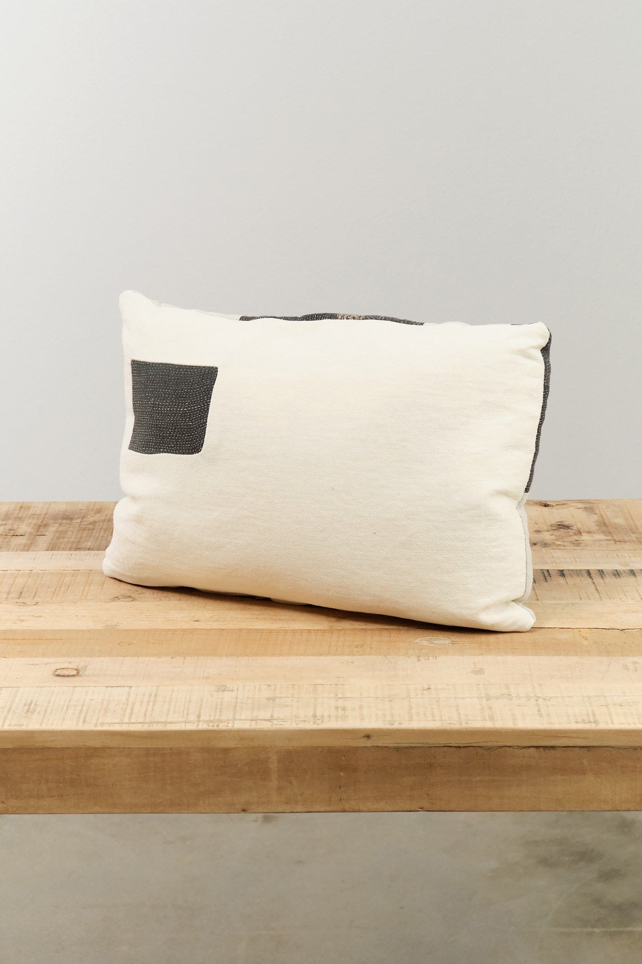 Aloka Home Pillows Fossil Mosaic Pillow #5 Repurposed Textile / 14" L X 20" W