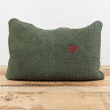 Aloka Home Pillows Harrington Pillow Repurposed Textile / 14" L X 20" W