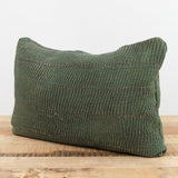 Aloka Home Pillows Harrington Pillow Repurposed Textile / 14" L X 20" W