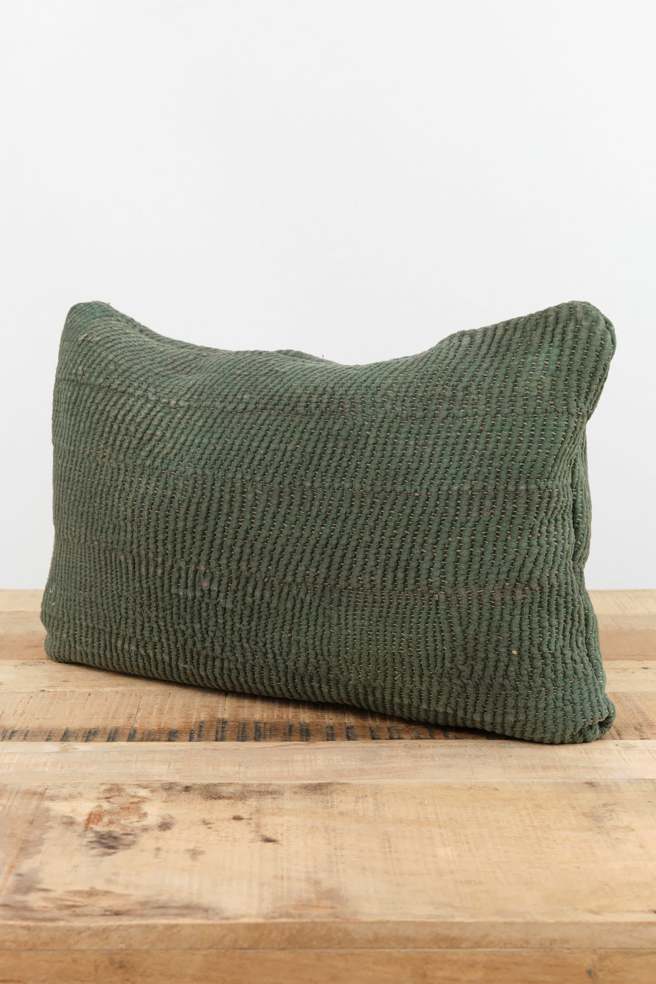 Aloka Home Pillows Harrington Pillow Repurposed Textile / 14" L X 20" W