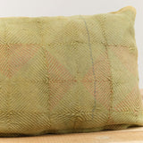 Aloka Home Pillows Ryan Pillow Repurposed Textile / 14" L X 20" W