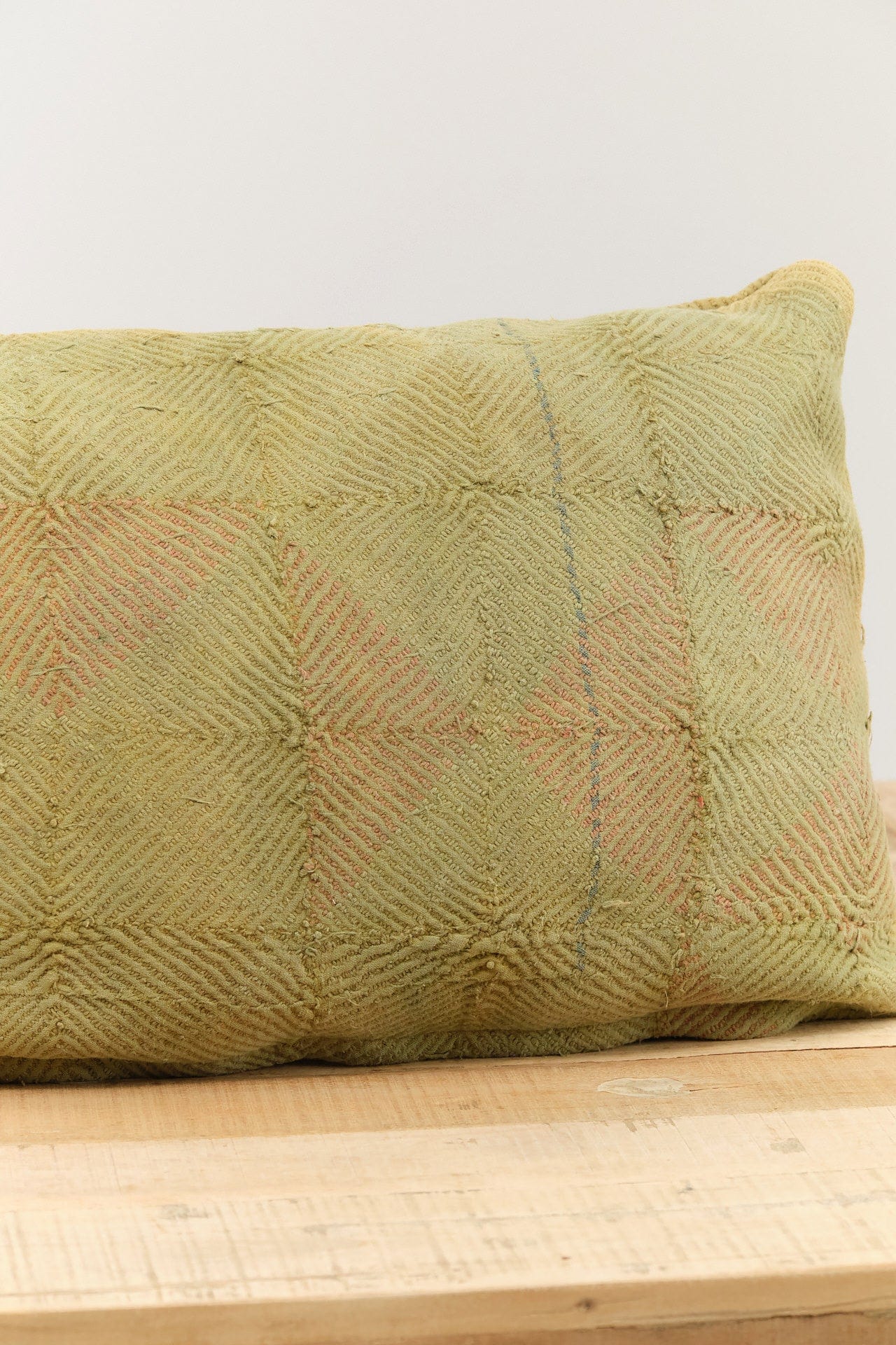 Aloka Home Pillows Ryan Pillow Repurposed Textile / 14" L X 20" W